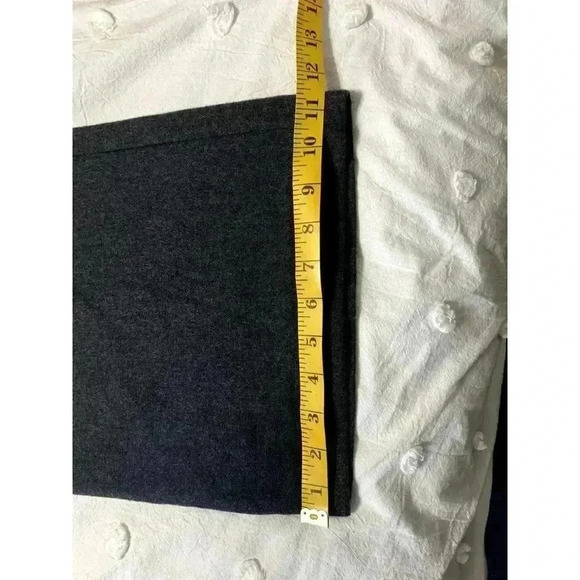 Vintage Bass Women's Wool Cashmere Blend High Rise Wide Leg Pants Size 14 Career - Picture 7 of 9
